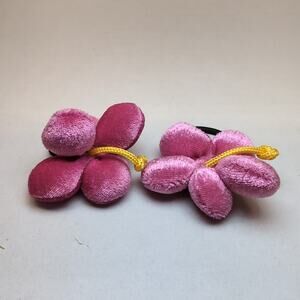 Build-A-Bear Hair Accessories Flower Ear Bows Pink